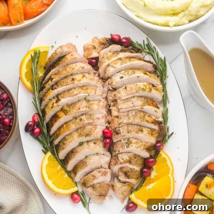 30+ Thanksgiving Recipes You Can Make in an Instant Pot 8 Image for Easy Instant Pot Turkey Breast (With Gravy!)