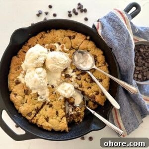 Sourdough Recipes for a Romantic Valentine’s Day Meal 11 Sourdough Cookie Skillet