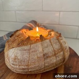 Sourdough Recipes for a Romantic Valentine’s Day Meal 13 Butter candle with sourdough bread