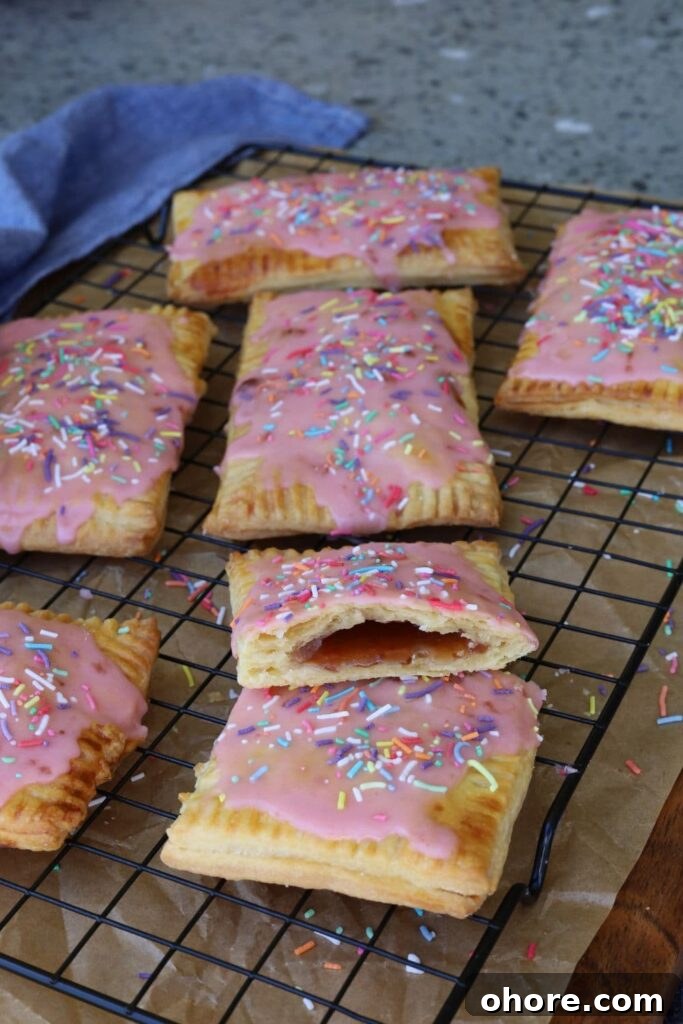 Sourdough Recipes for a Romantic Valentine’s Day Meal 31 Frosted sourdough strawberry pop tarts ready to celebrate Valentine's Day breakfast.