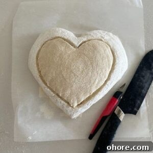 Sourdough Recipes for a Romantic Valentine’s Day Meal 5 Heart Shaped Sourdough Bread - Recipe Pinterest Image