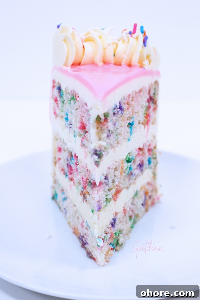 Fluffy Vegan Vanilla Cake Recipe for Perfect Homemade Dessert 3 Funfetti Cake