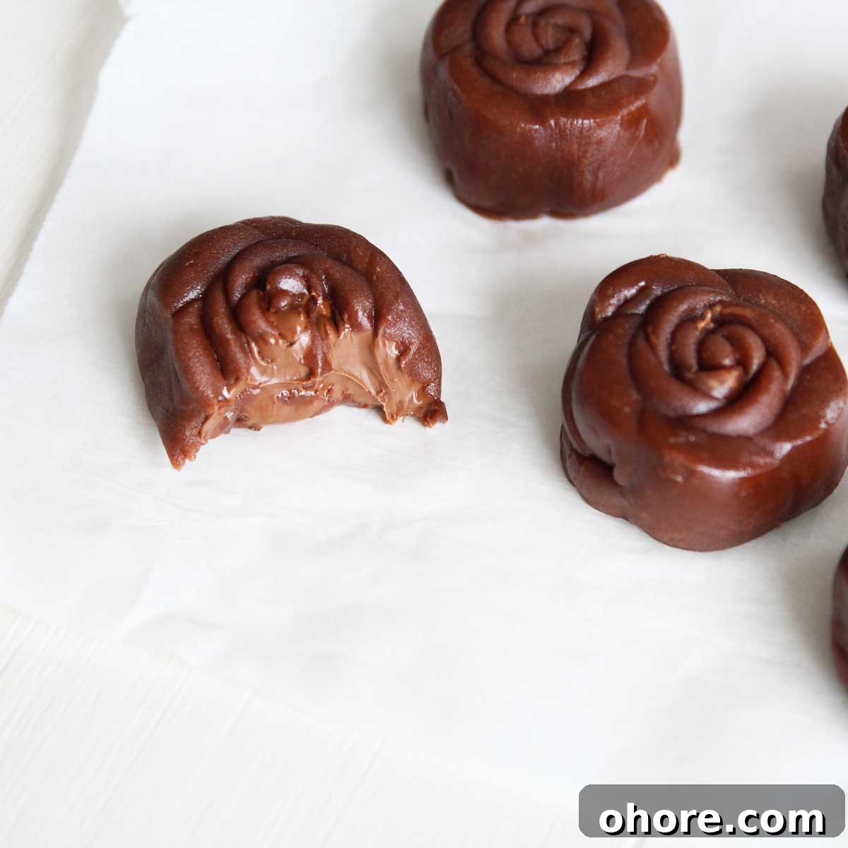 nutella chocolate lava snowskin mooncakes