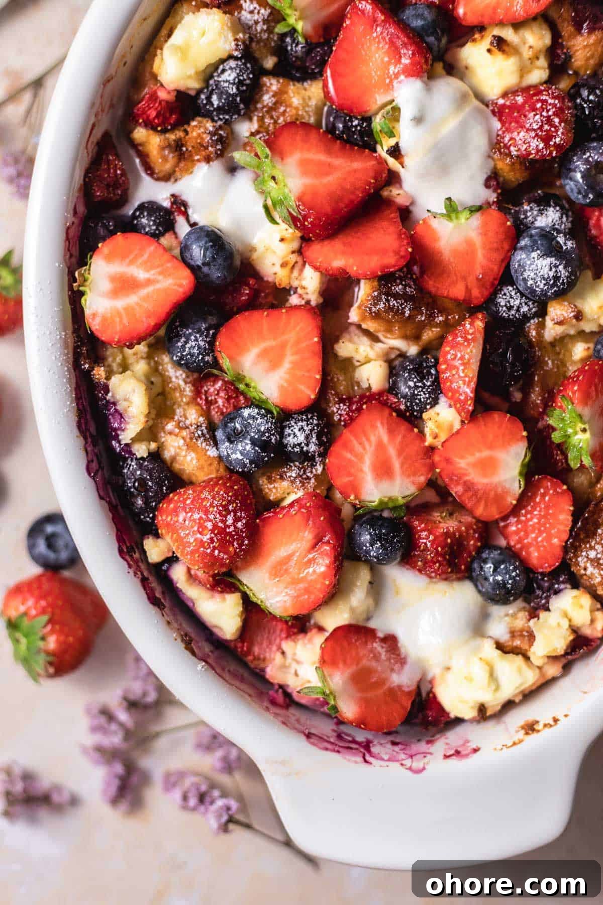 Berry Brioche Cream Cheese French Toast Bake for Brunch 10 Brioche-French-Toast-Bake_5423