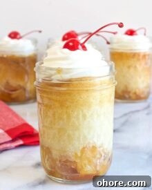 Pineapple upside down cake jars thumbnail