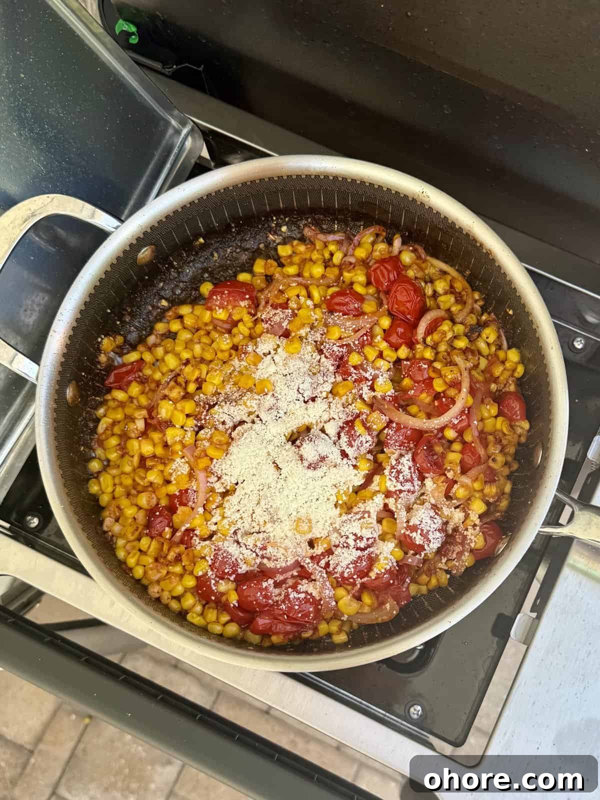 Skillet Elote Corn and Tomato Salad Recipe 13 img 24892 12