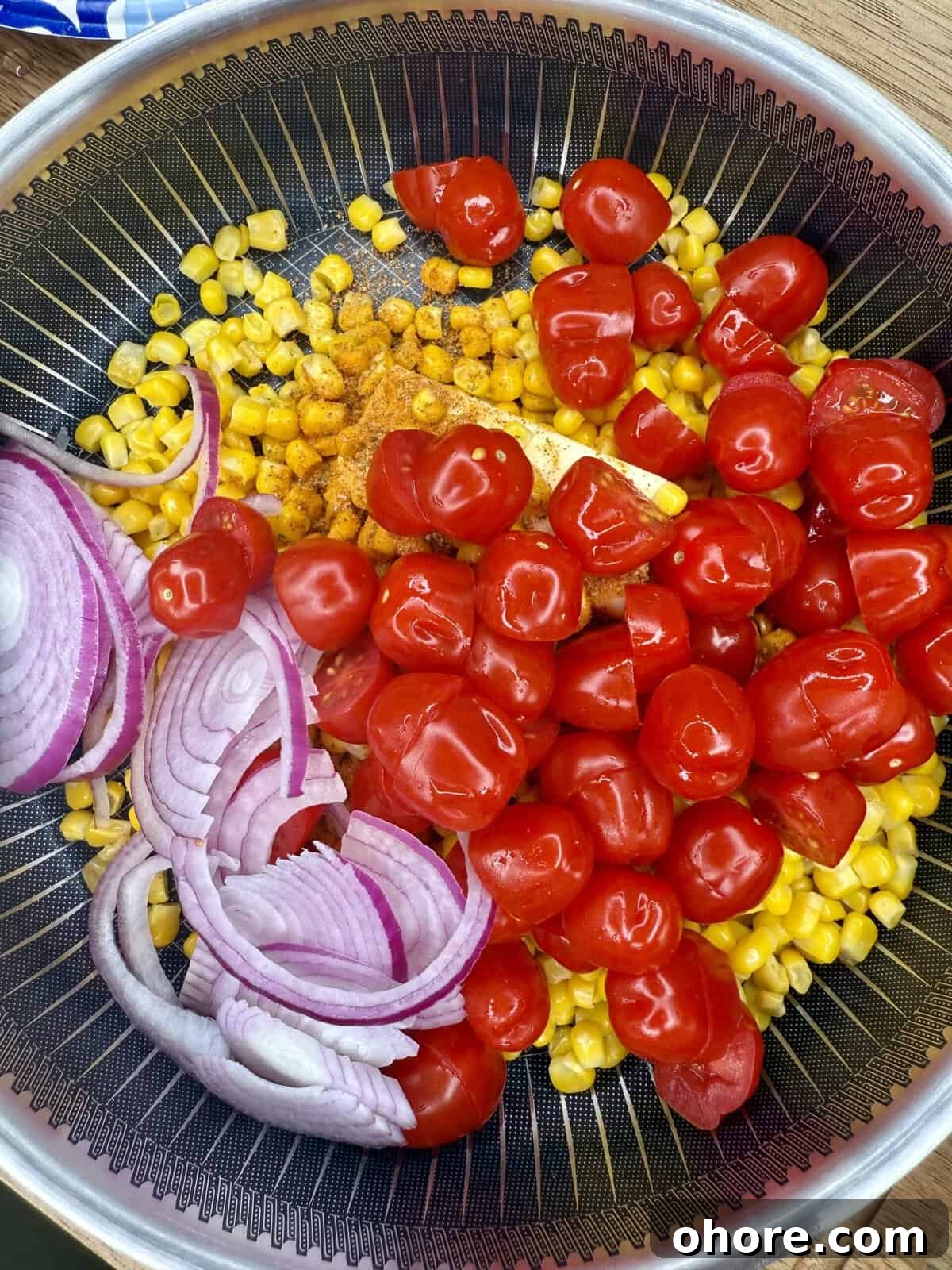 Skillet Elote Corn and Tomato Salad Recipe 5 img 24892 4