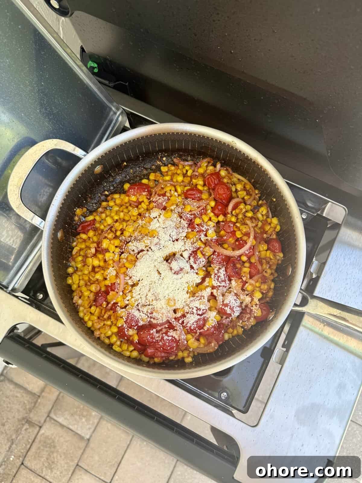 Skillet Elote Corn and Tomato Salad Recipe 8 img 24892 7