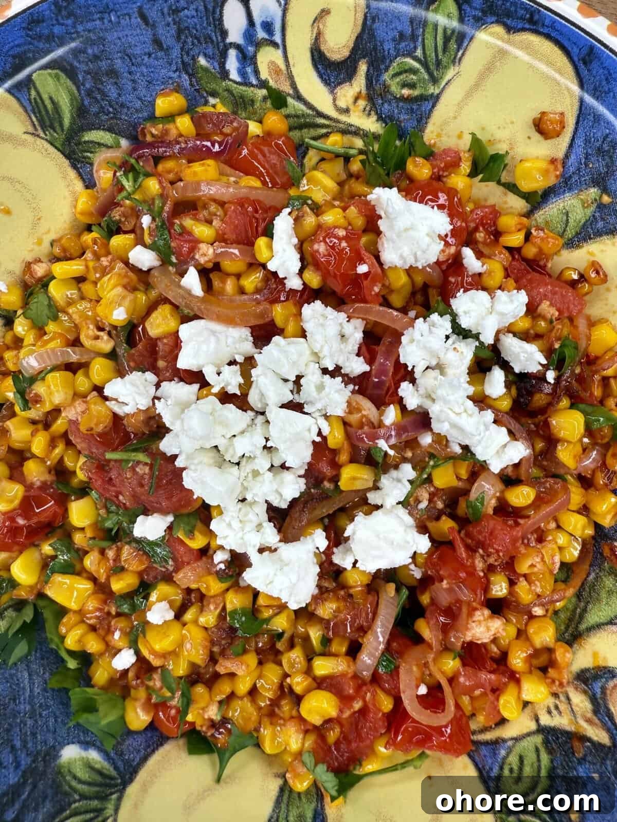 Skillet Elote Corn and Tomato Salad Recipe 9 img 24892 8