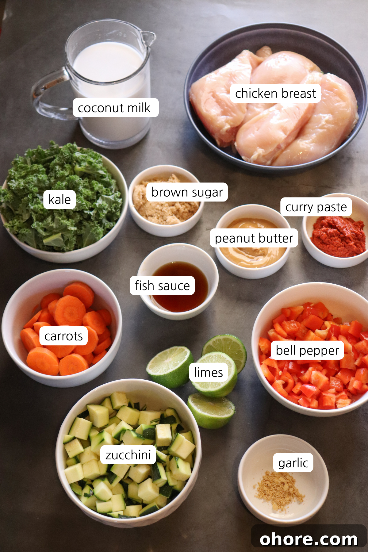 Thai Peanut Chicken Curry — Slow Cooker & Instant Pot Recipe 3 Nutrition label