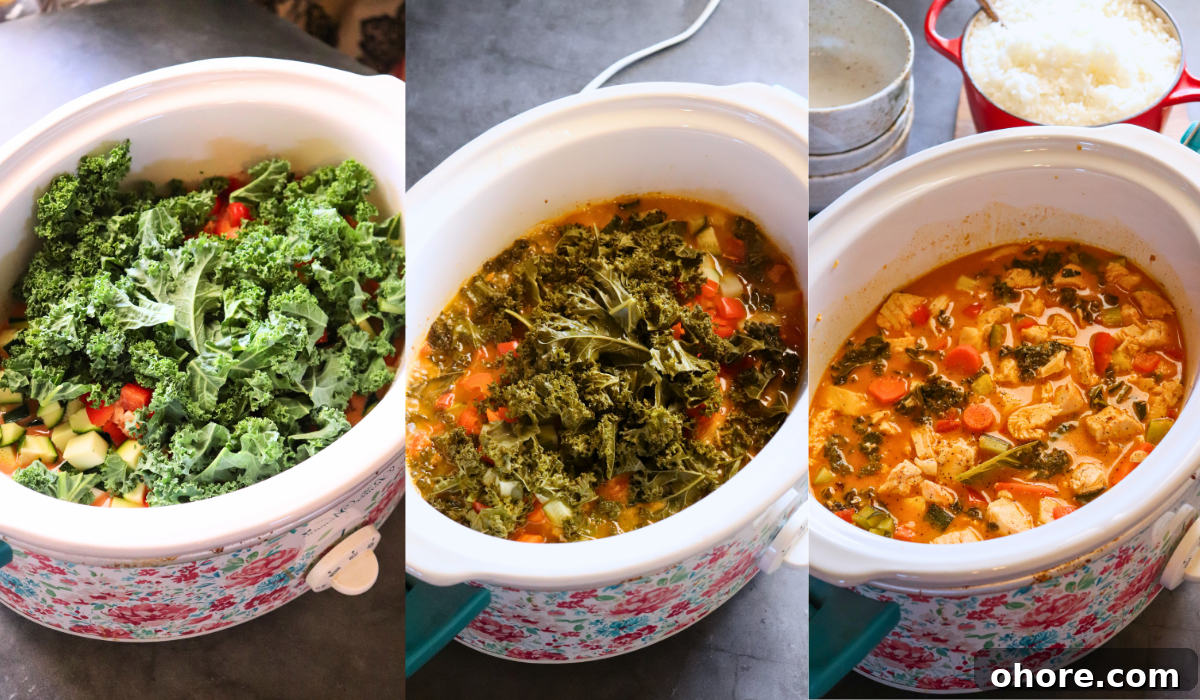 Thai Peanut Chicken Curry — Slow Cooker & Instant Pot Recipe 4 Ingredients