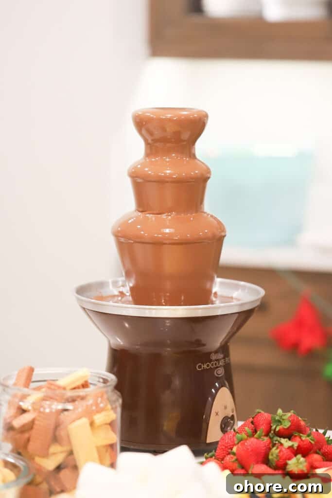 How to Choose the Perfect Chocolate Fountain for Your Event 2 how to make a chocolate fountain, an easy dessert recipe for parties.