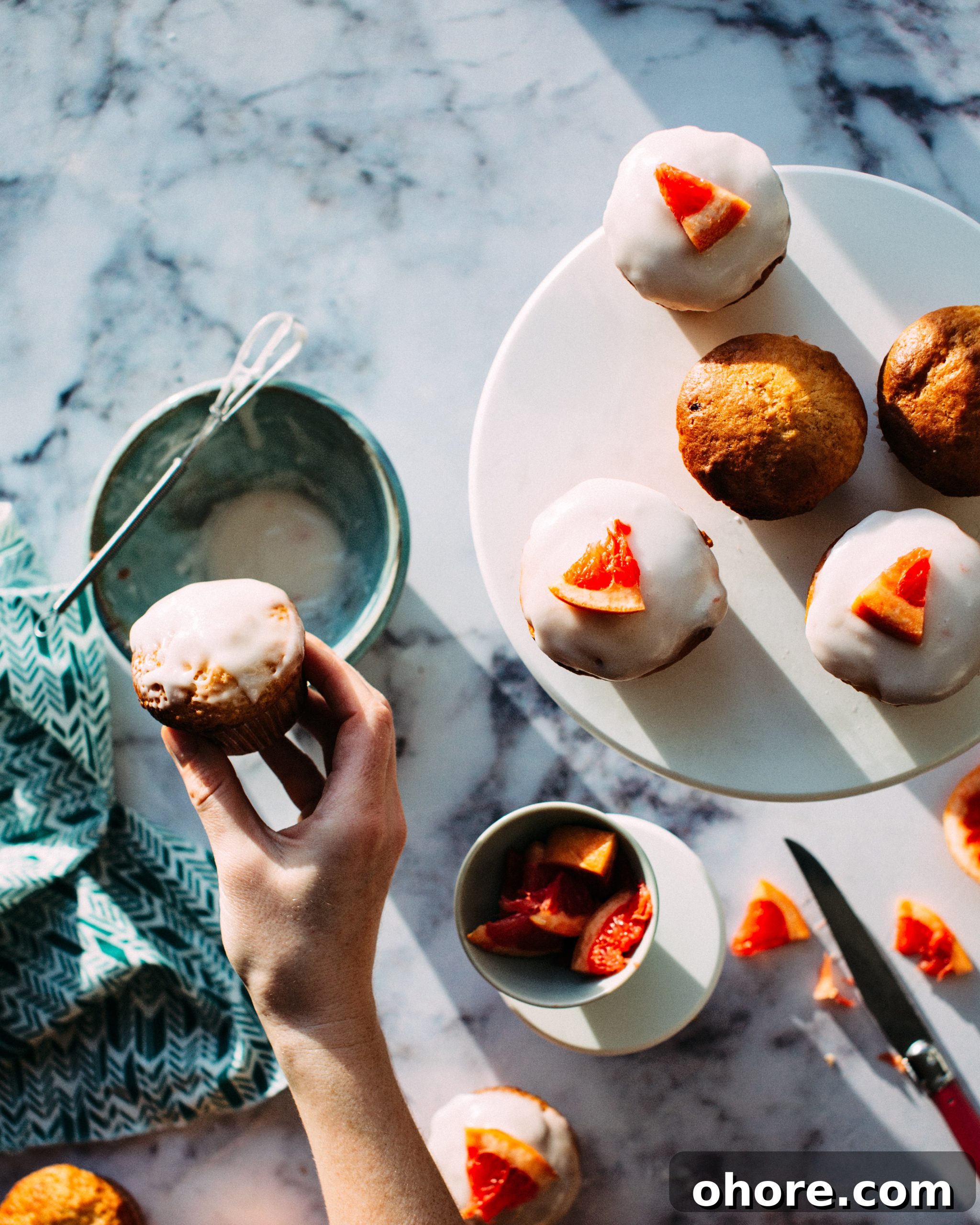 Grapefruit Yogurt Muffins with Zesty Citrus Glaze 3 img 261 2 scaled