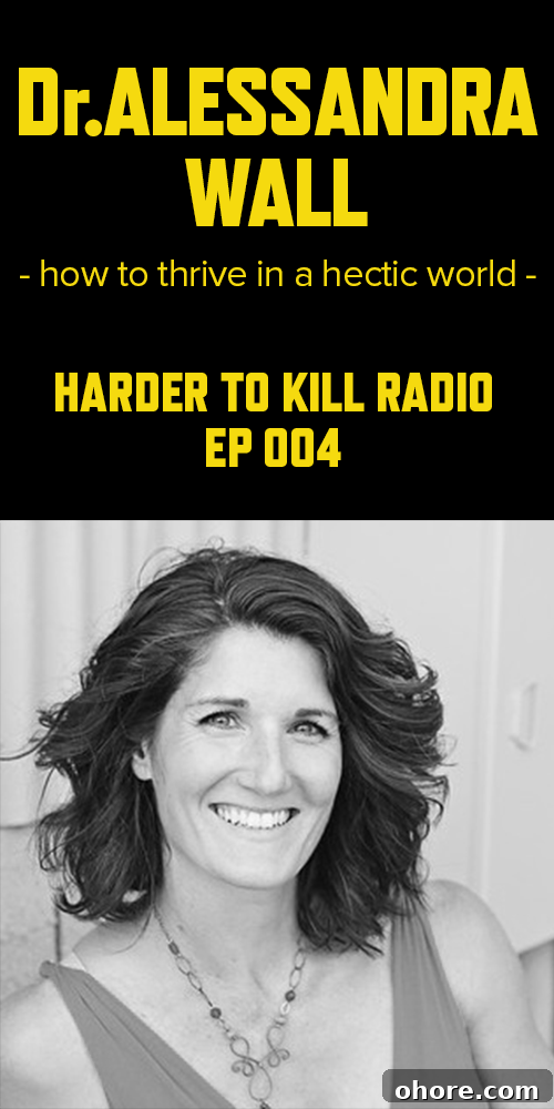 Harder to Kill Radio 004 - Dr. Alessandra Wall | stephgaudreau.com