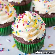 Classic Vanilla Cupcakes Recipe for Perfect Soft, Moist Cakes 8 Classic Chocolate Cupcakes with Vanilla Frosting