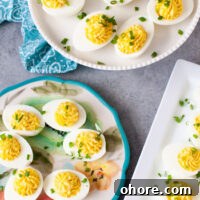 Classic Creamy Deviled Eggs Recipe for Parties and Holidays 2 Deviled Eggs Recipe from thelittlekitchen.net