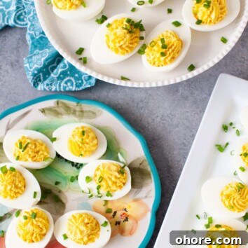 Classic Creamy Deviled Eggs Recipe for Parties and Holidays 3 Deviled Eggs Recipe from thelittlekitchen.net