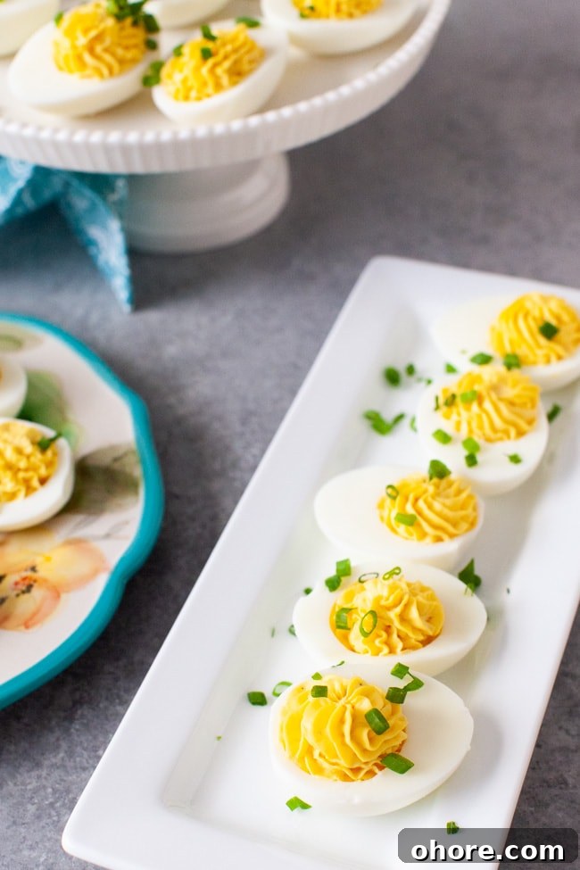 Deviled Eggs Recipe from thelittlekitchen.net Deviled Eggs Recipe from thelittlekitchen.net