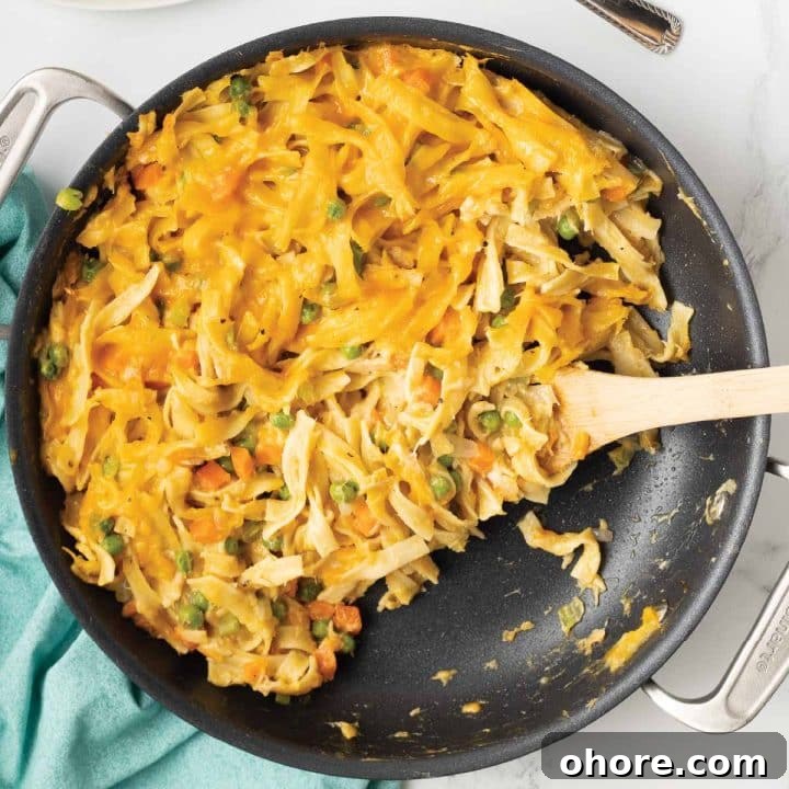 Week 34 Meal Plan for Group 2: Weekly Menu & Grocery List 5 Cheesy tuna casserole in a baking dish
