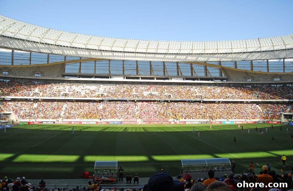 A Duck's Oven: Soccer at Cape Town Stadium. A recap of the Ajax vs. Kaiser Chiefs match in Cape Town, South Africa!