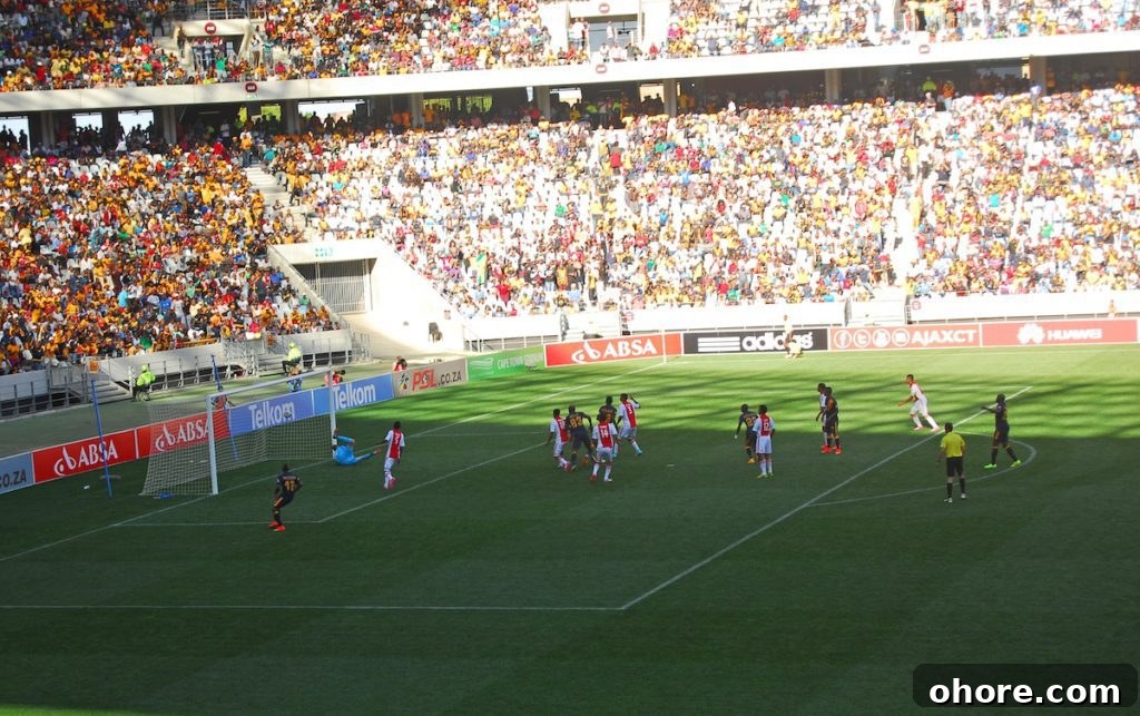 A Duck's Oven: Soccer at Cape Town Stadium. A recap of the Ajax vs. Kaiser Chiefs match in Cape Town, South Africa!