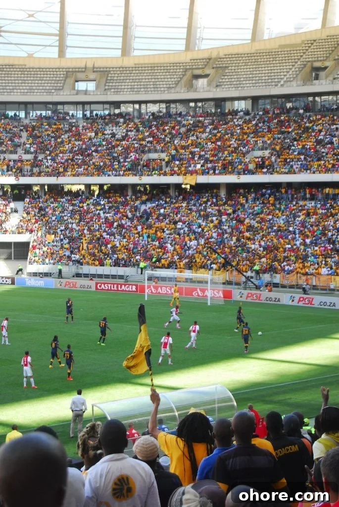 A Duck's Oven: Soccer at Cape Town Stadium. A recap of the Ajax vs. Kaiser Chiefs match in Cape Town, South Africa!