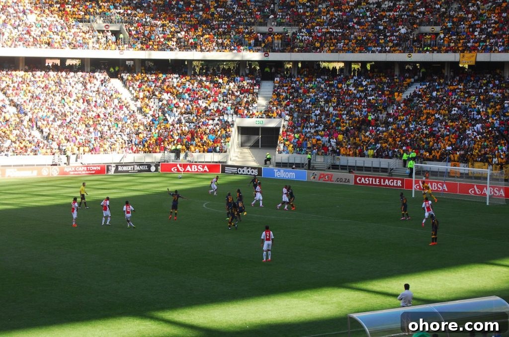 A Duck's Oven: Soccer at Cape Town Stadium. A recap of the Ajax vs. Kaiser Chiefs match in Cape Town, South Africa!