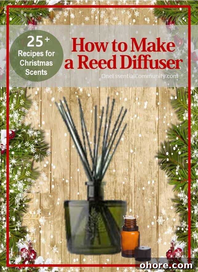 Have you made an essential oil reed diffuser yet? They are super simple (and inexpensive) to make! They'll make great gifts.