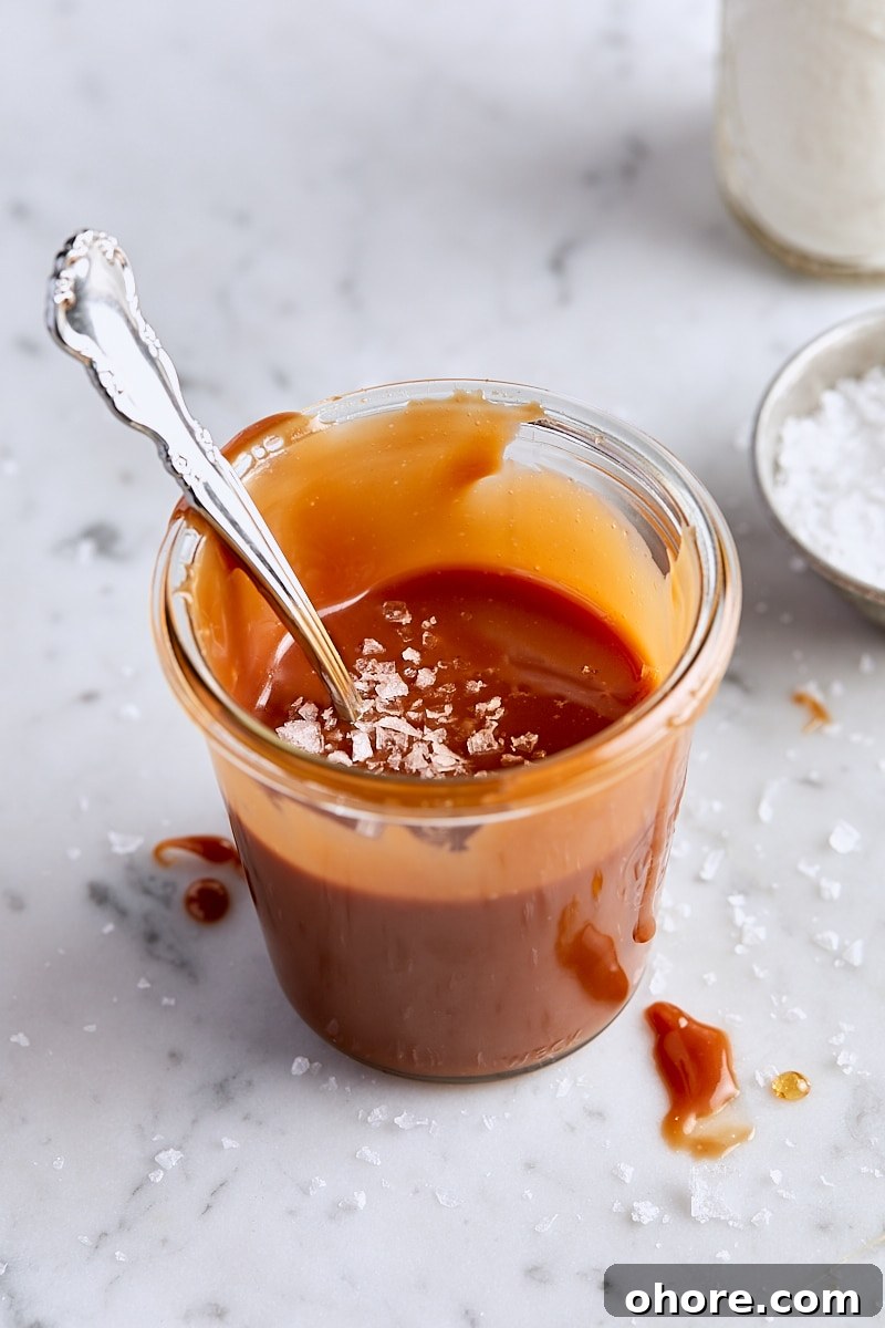 Homemade Salted Caramel Sauce