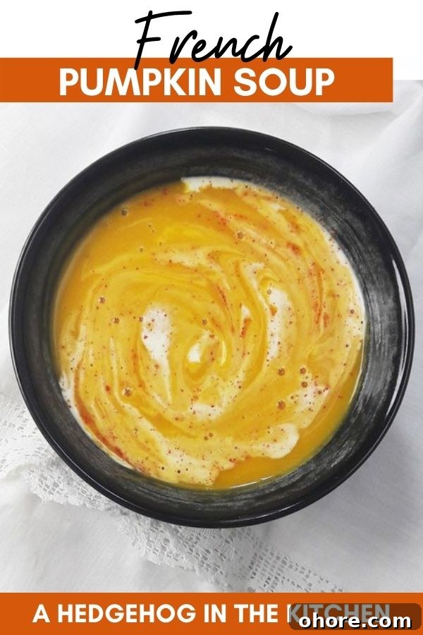 Authentic French Pumpkin Soup Recipe — Creamy Velouté for Fall 4 French Pumpkin Soup (The Perfect Pumpkin Soup Recipe)