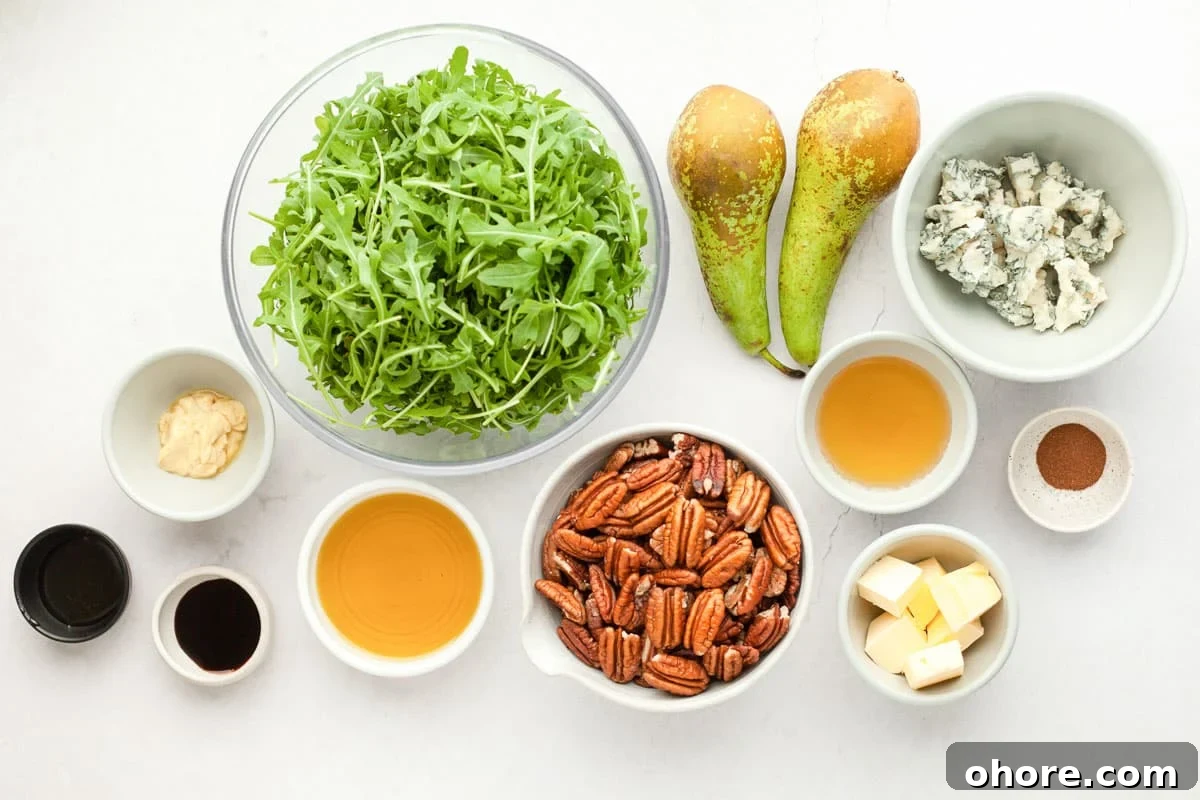 Arugula and Pear Salad with Maple Candied Pecans 3 img 35312 2