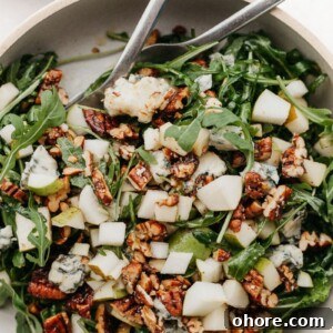 Arugula and Pear Salad with Maple Candied Pecans 6 img 35312 5