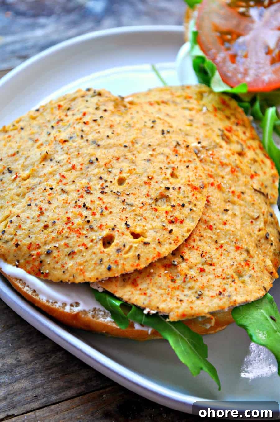 Plant-Based Lunch Meat Alternatives: Tasty Vegan Deli Recipes 5 Stack of tofu lunch meat slices