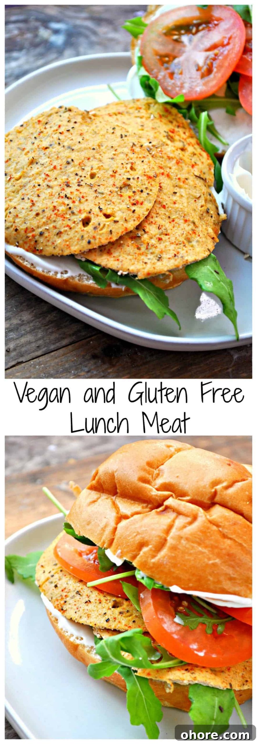 Plant-Based Lunch Meat Alternatives: Tasty Vegan Deli Recipes 9 Multiple slices of vegan lunch meat