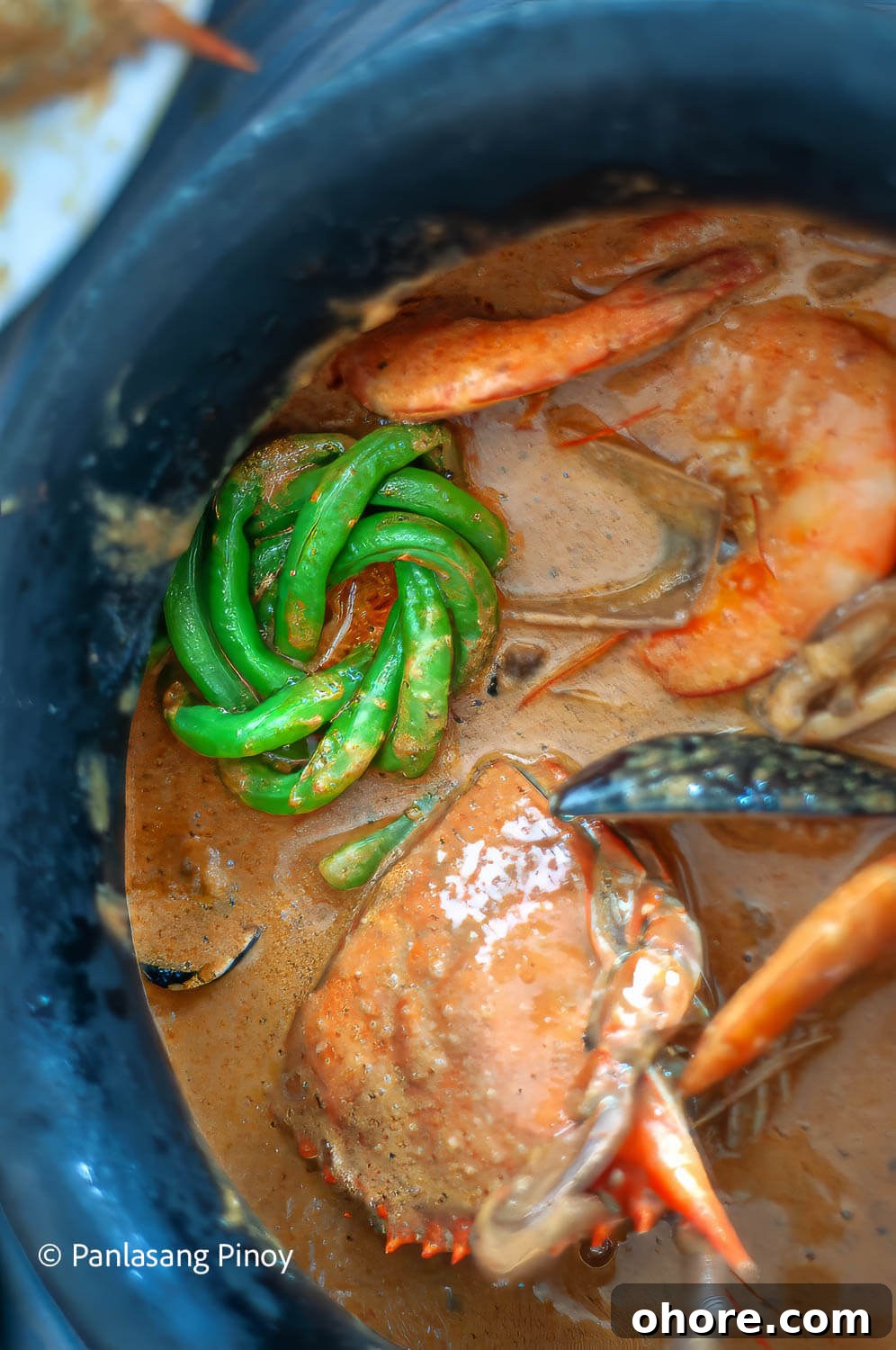 Seafood Kare-Kare: Filipino Seafood Peanut Stew Recipe 4 Seafood kare kare with sauce