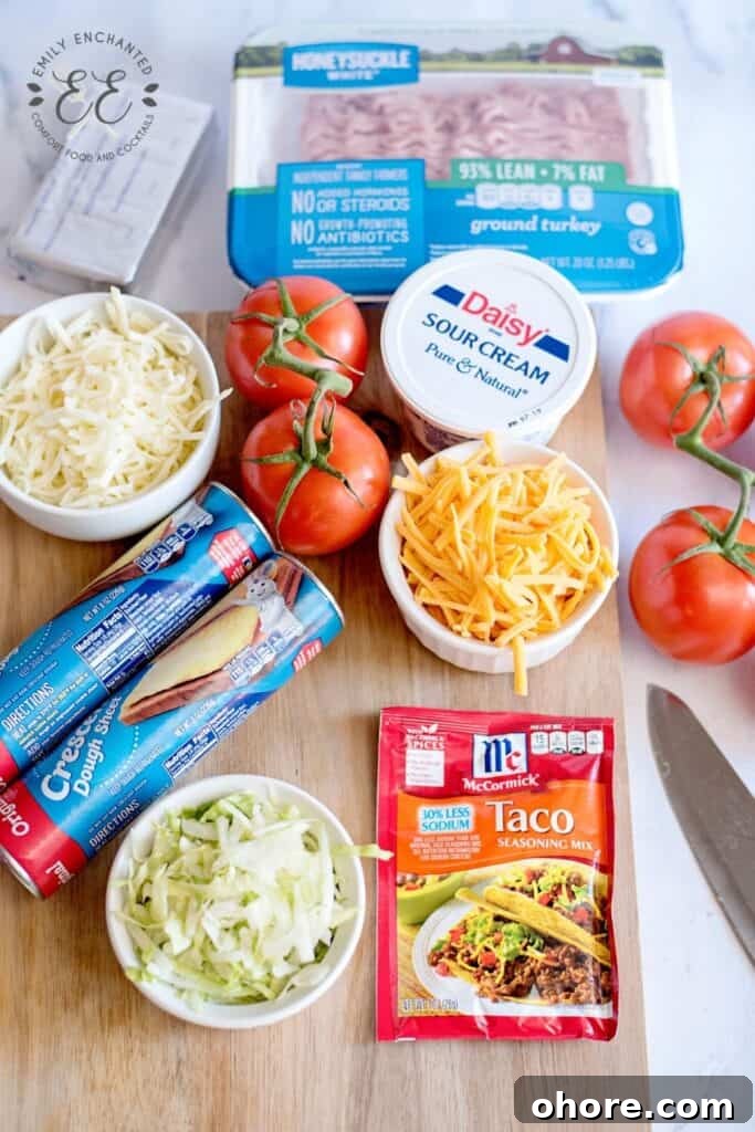 Taco Pizza Ingredients Taco Pizza Ingredients