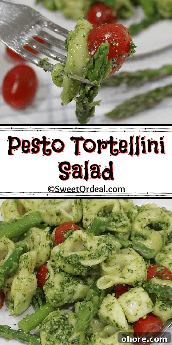 Pesto Tortellini Salad
