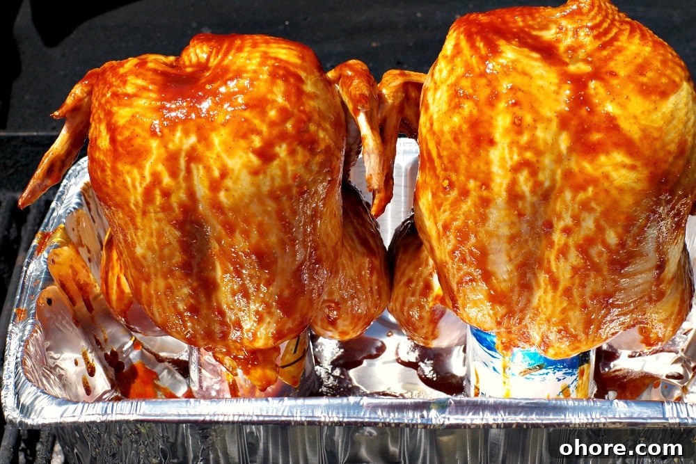 Crispy Baked Potatoes with Onion Soup Mix Seasoning 9 BBQ Beer Can Chicken | beer can chicken - Foodmeanderings.com