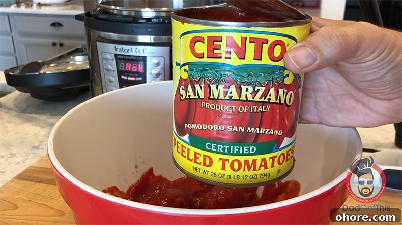 Quick Homemade Meat Sauce Recipe for Pasta and Lasagna 3 San Marzano Tomatoes are the only kind for authentic sauce