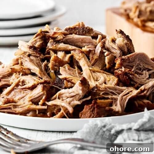Slow cooker pulled pork recipe.