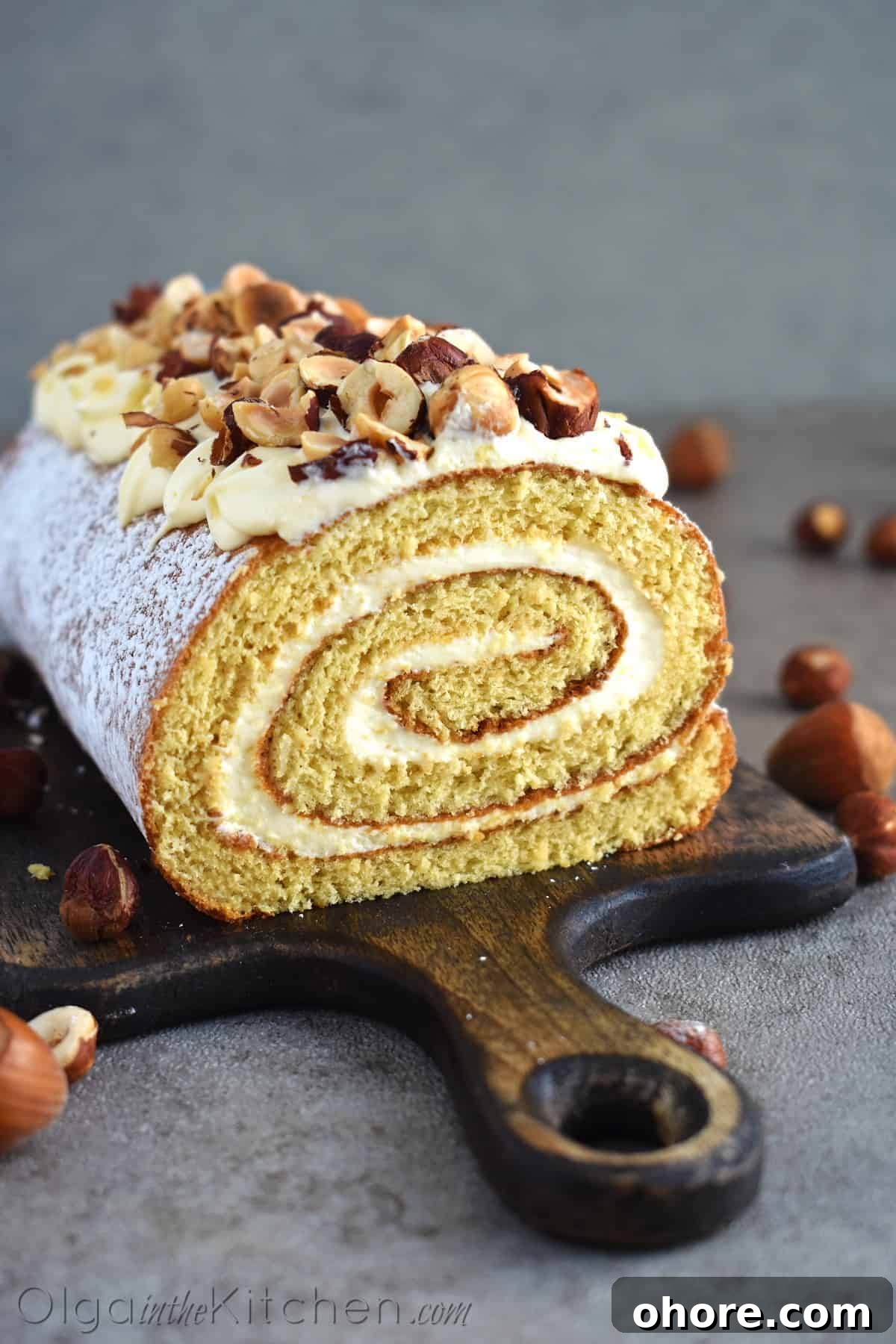 Honey Sponge Roll with Sweetened Condensed Milk Frosting 2 honey cake roll recipe
