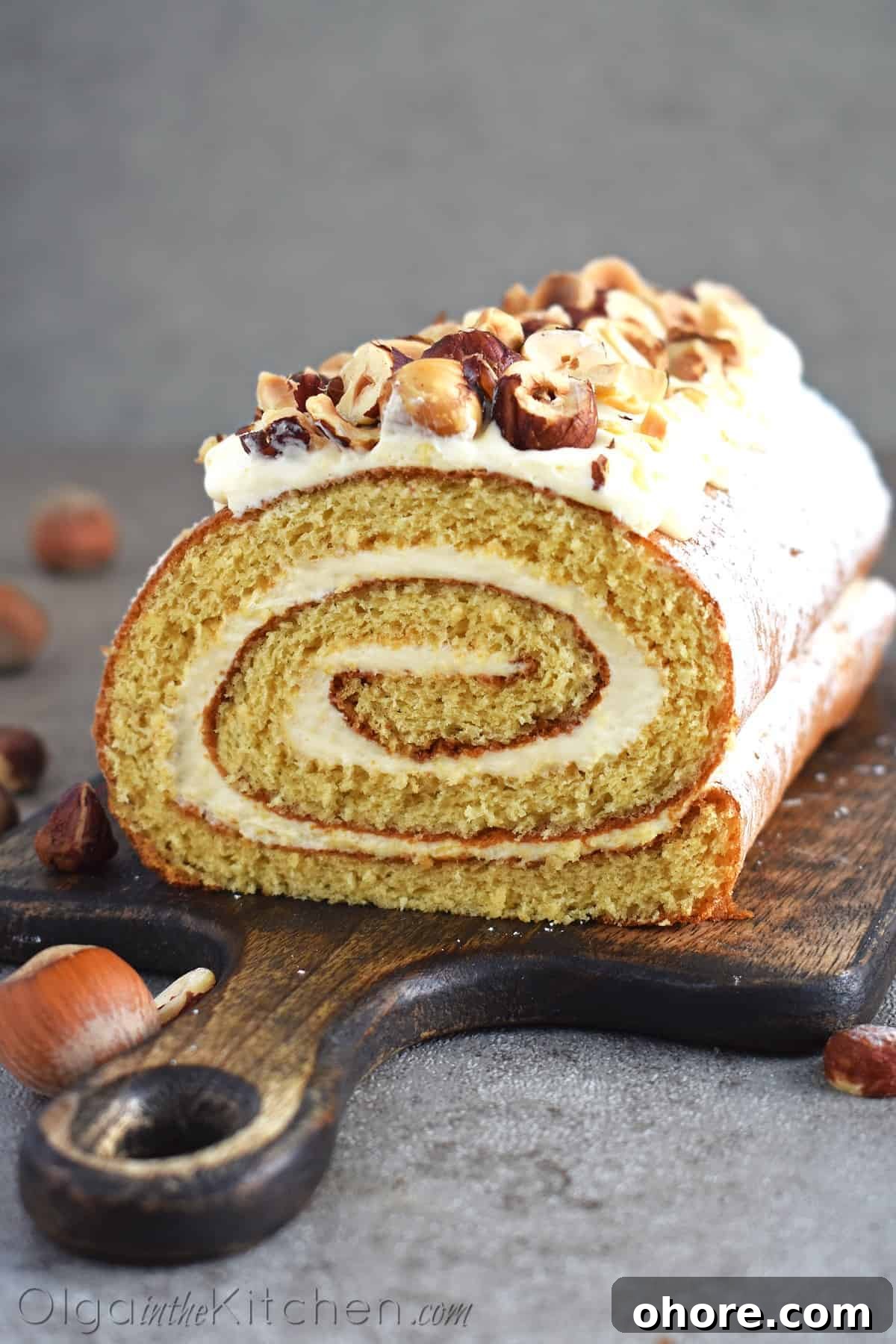 Honey Sponge Roll with Sweetened Condensed Milk Frosting 11 honey cake roll recipe