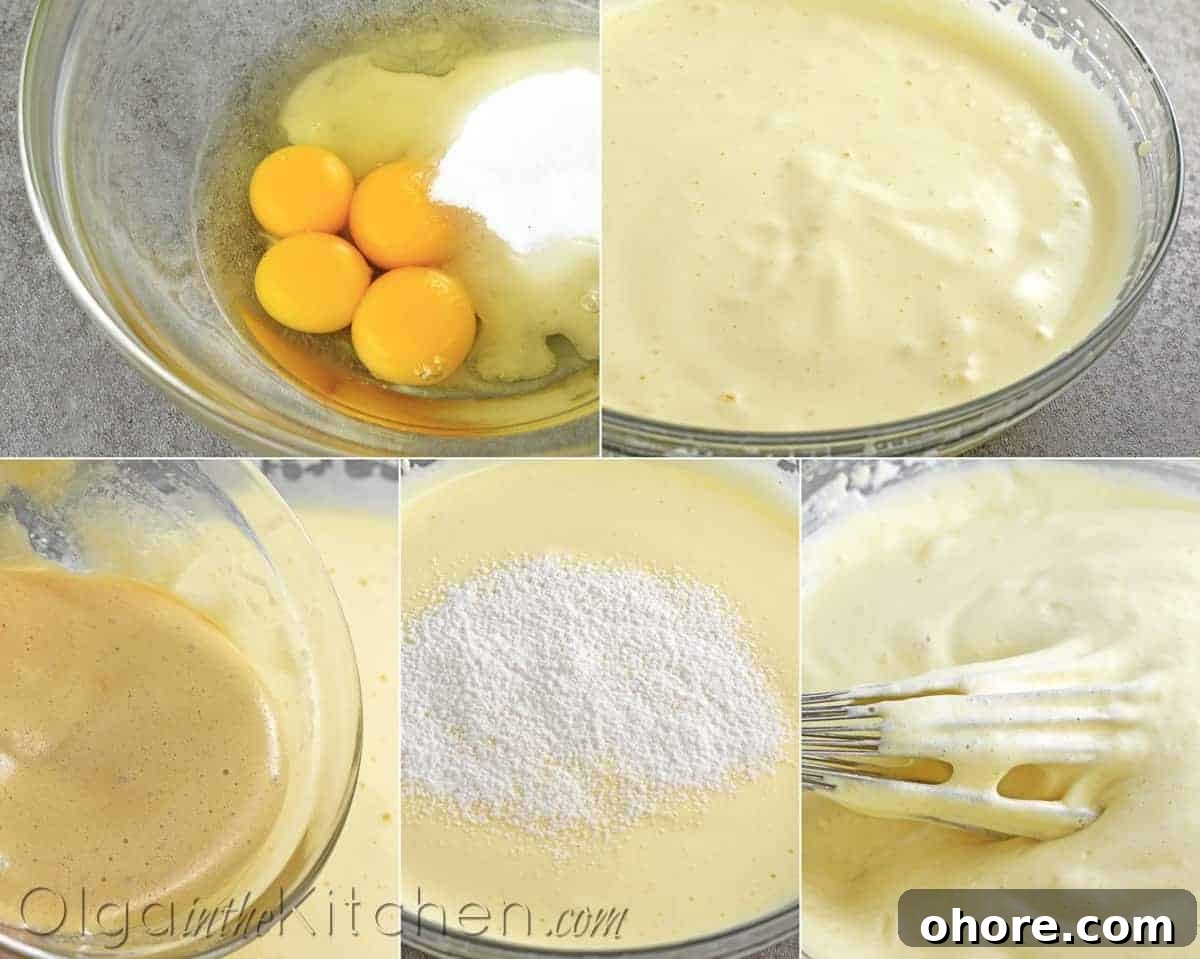Honey Sponge Roll with Sweetened Condensed Milk Frosting 7 how to make honey cake roll