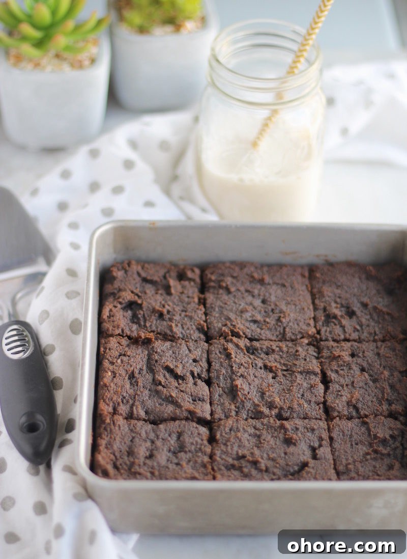 Carob Banana Brownies (AIP Paleo) — Grain-Free Dessert Recipe 7 AIP Carob Banana Brownies (Paleo) - thick, decadent brownies that will satisfy your chocolate cravings thanks to carob powder! | fedandfulfilled.com