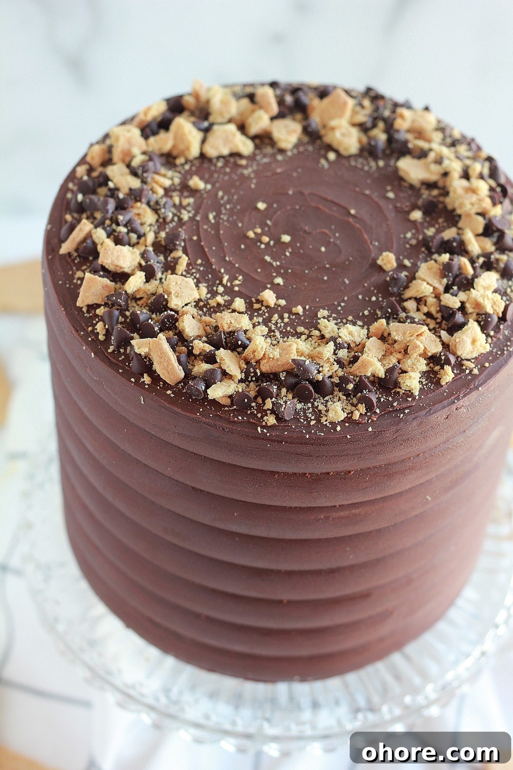 Decadent Chocolate Graham Cracker Layer Cake Recipe 3 img 4429 2 scaled