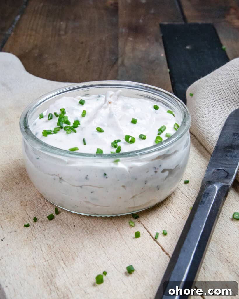 Creamy horseradish sauce