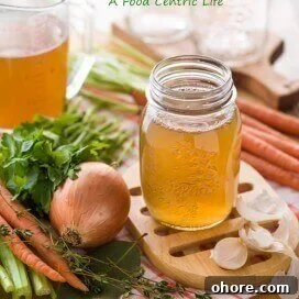 Low-Sodium Vegetable Broth Recipe for Flavorful Soups and Stews 8 Homemade Vegetable Broth| A FoodCentricLife.com