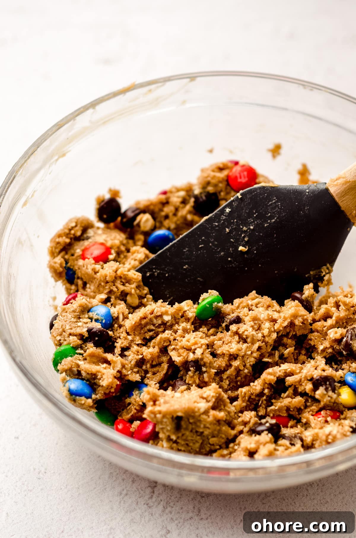 Ultimate Monster Cookie Recipe for Chewy, Loaded Cookies 9 monster cookie dough in a bowl