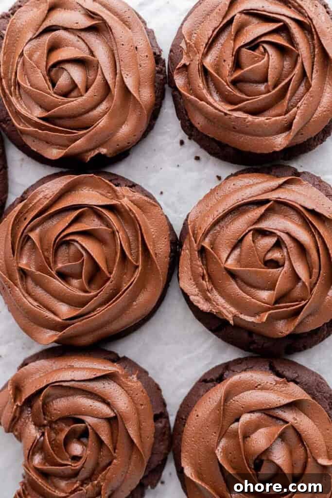 CRUMBL chocolate cake cookies