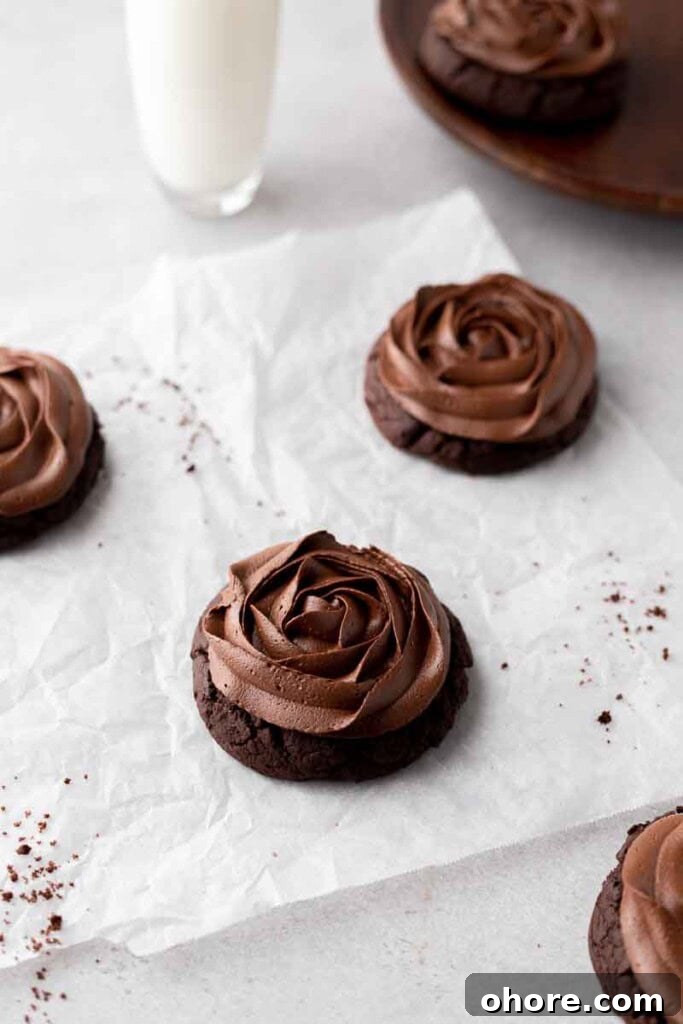 Frosted crumbl cookies